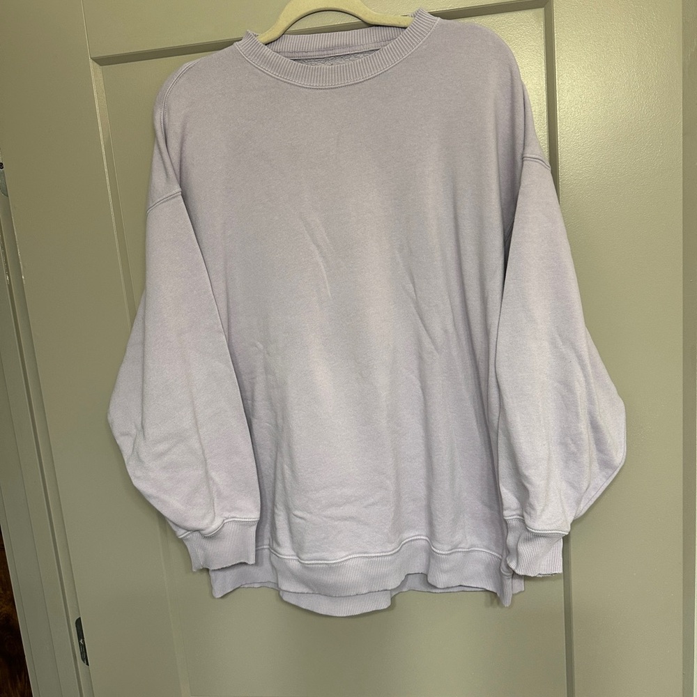 Aerie Light Purple Sweatshirt